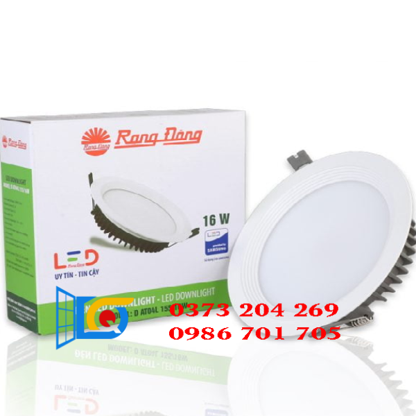 ĐÈN LED ÂM TRẦN DOWNLIGHT  AT04 155/16W