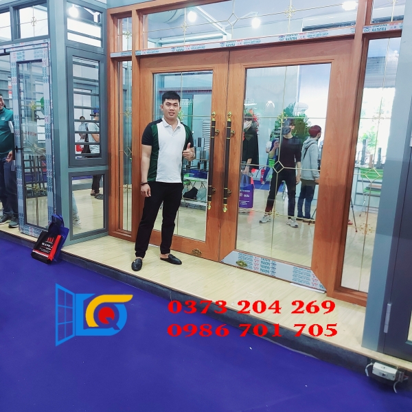 Cửa nhôm thủy lực sadona đẹp nhất tiền giang
