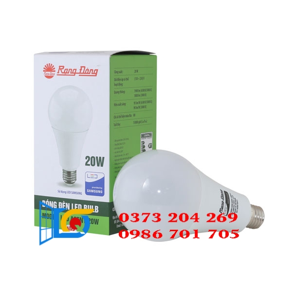 Bóng đèn LED BULB Tròn 20W (A95N1/20W.H)