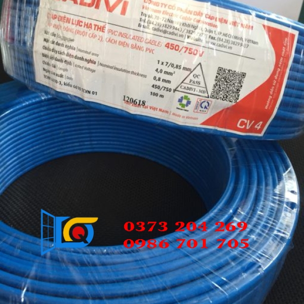 Dây cáp điện Cadivi CV 4.0