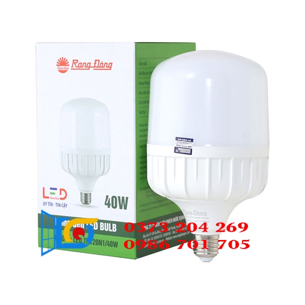 Bóng đèn LED BULB trụ 40W (TR120N1/40W.H)