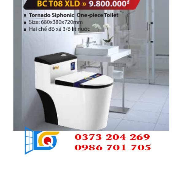 bồn cầu khối yoshi BC T08 XLD