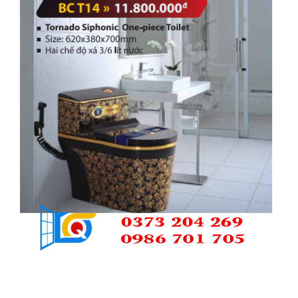 bồn cầu khối yoshi BC T14