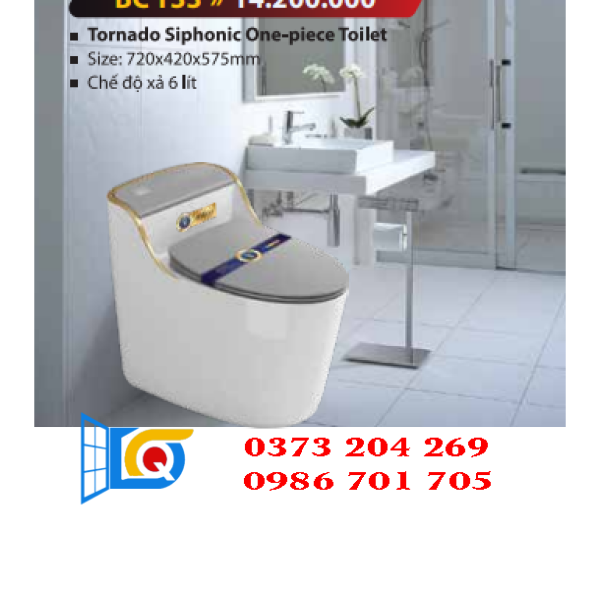 bồn cầu khối yoshi BC T33