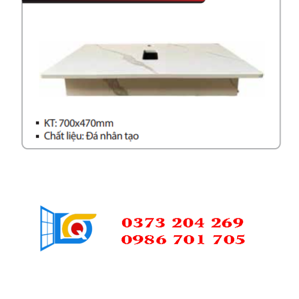 Phụ kiện bàn đá BD02- Trắng Yoshi