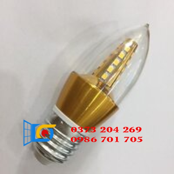 BÓNG NẾN BN3 E27/E14 – VÀNG/TRẮNG