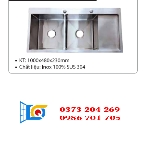chậu rửa chén inox 1048C