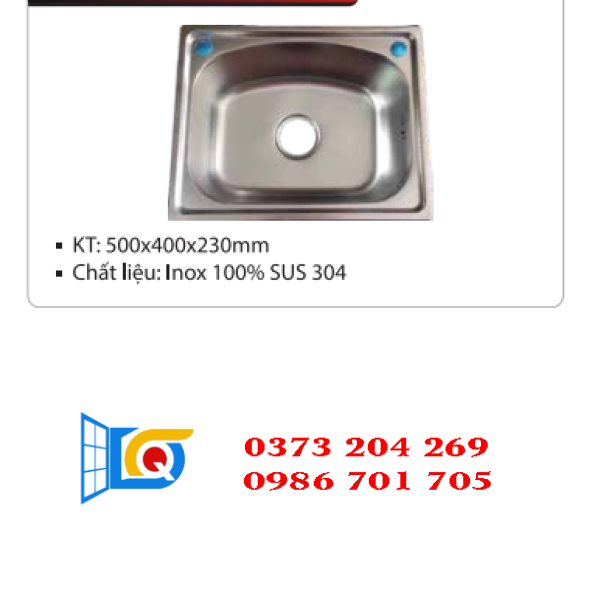 chậu rửa chén inox yoshi 5040