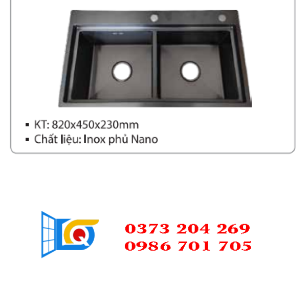 chậu rửa chén inox 8245GN Yoshi