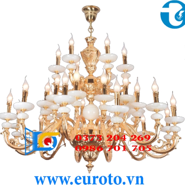 ĐÈN CHÙM ĐỒNG MẠ VÀNG EUROTO CD 106/30