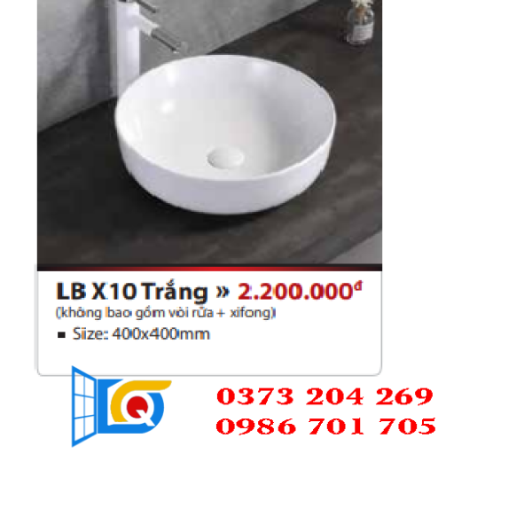 Labo sứ LB X10 Trắng Yoshi