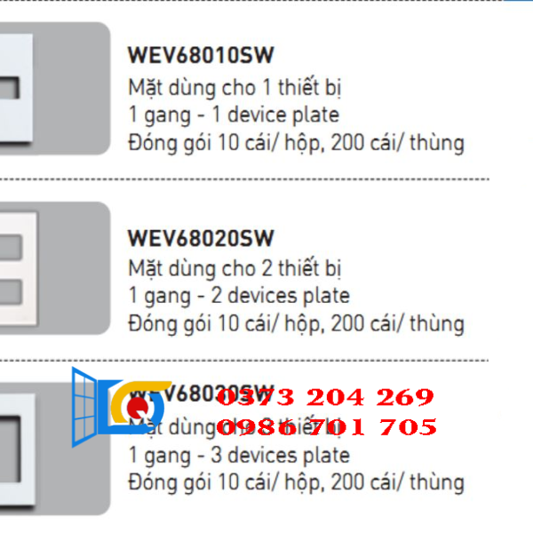MẶT DÙNG CHO 2 THIẾT BỊ PANASONIC WEV68020SW WIDE