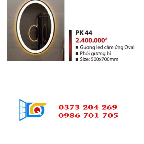 Gương led cảm ứng PK 44