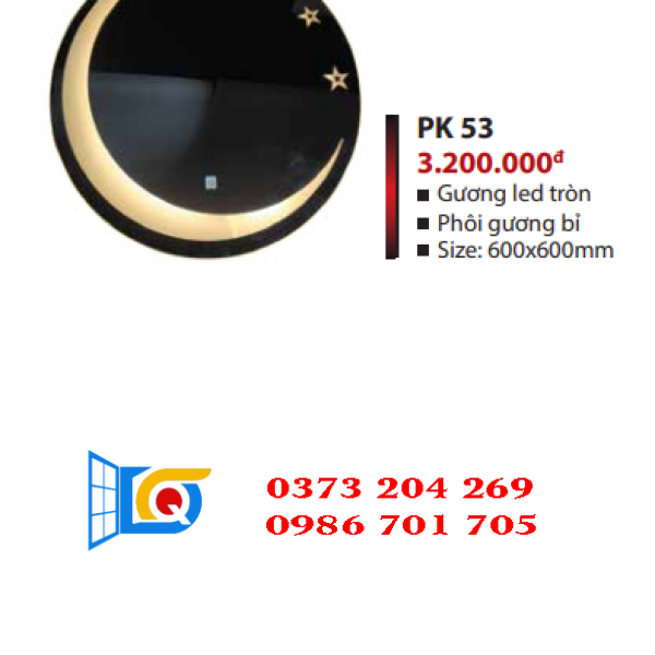 Gương led tròn PK 53