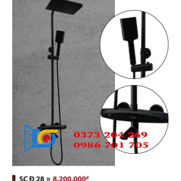 vòi sen tắm SC Đ 28 Yoshi