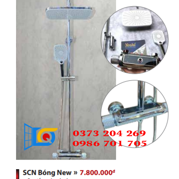 vòi sen tắm SCN Bóng New Yoshi