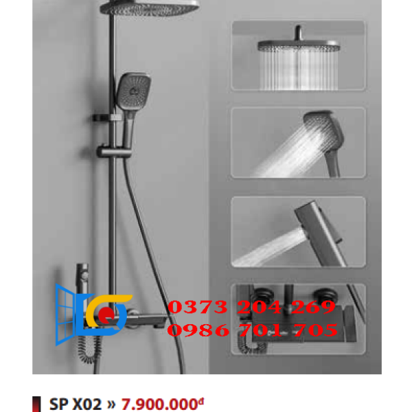 Vòi sen tắm SP X02 Yoshi